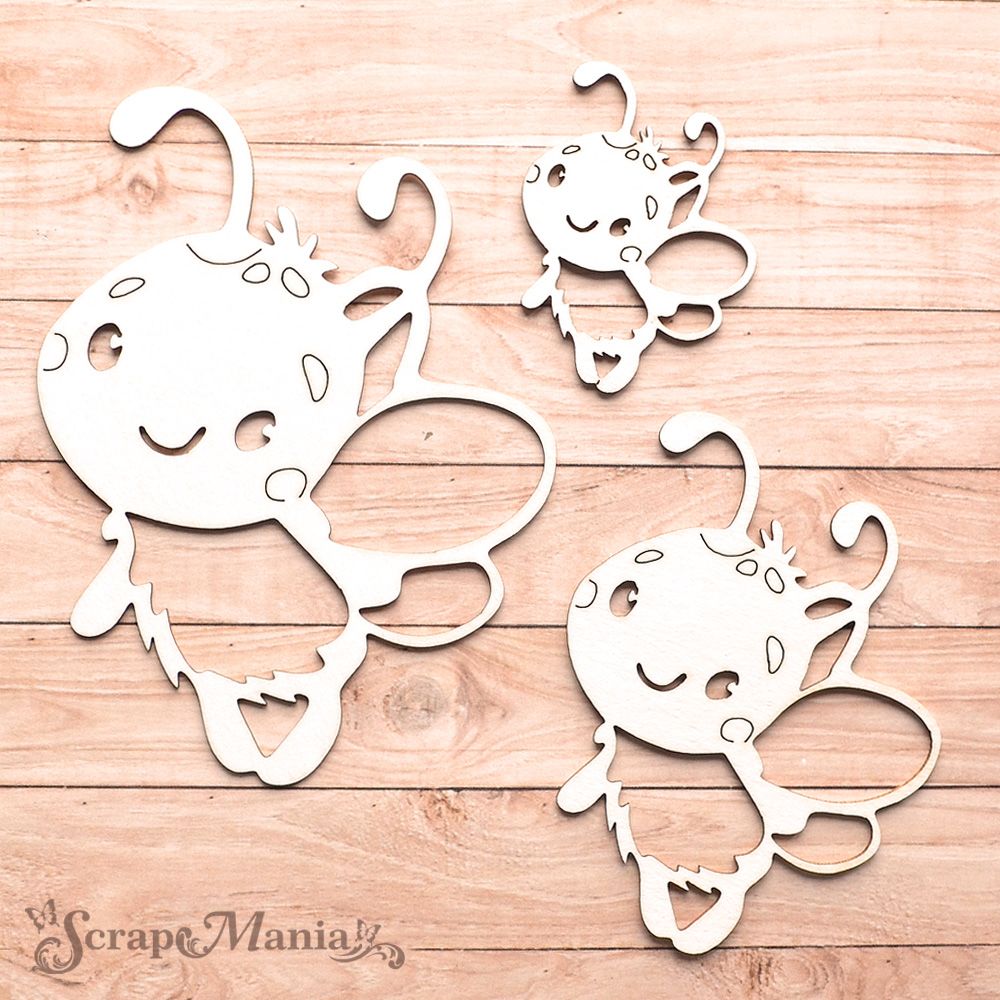 Шейкер "Пчелки", левый большой (ScrapMania)