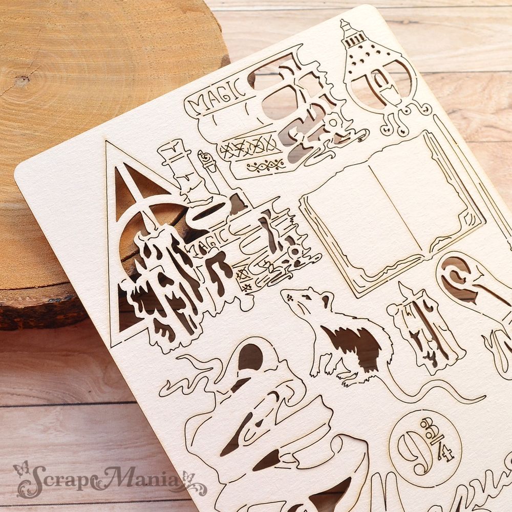 Чипборд "Волшебник. Магия" (ScrapMania)