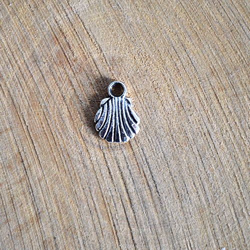 Подвеска металлическая "Ракушка", цвет серебряный