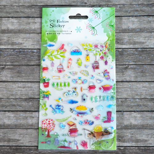 Наклейки мягкие 12х23 см "Весна"