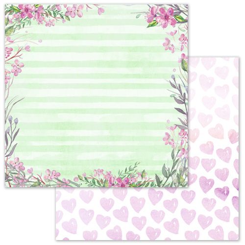 Бумага "Аромат вишни. У пруда" (ScrapMania)