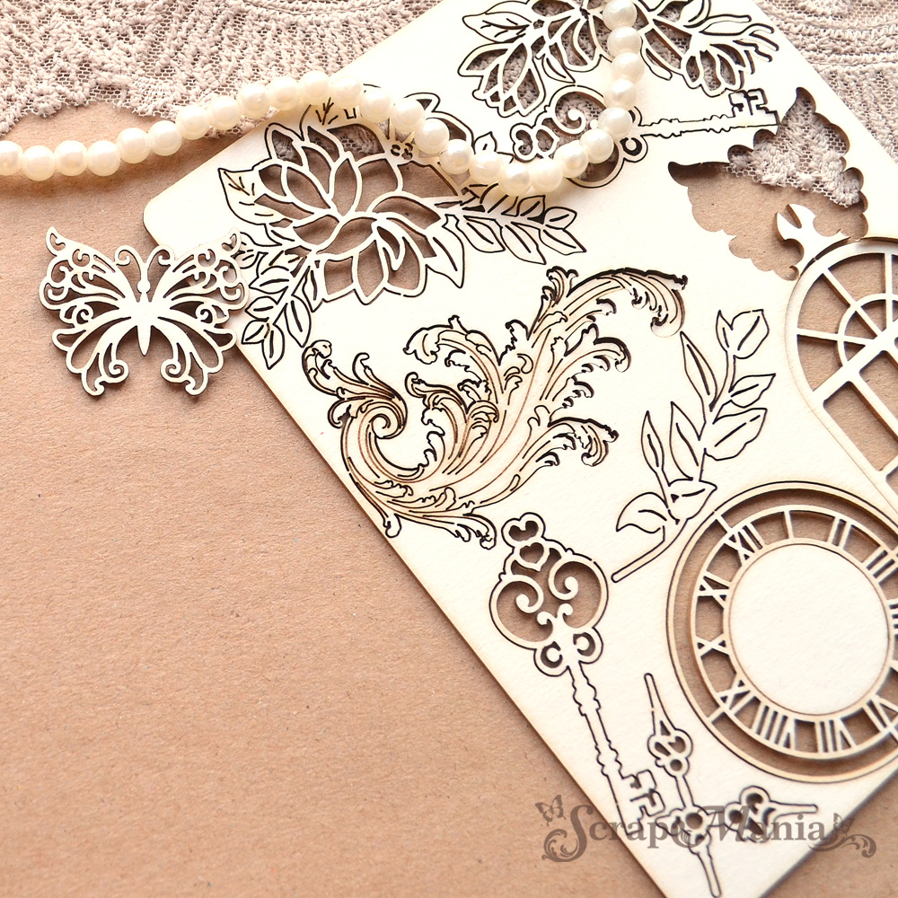 Чипборд "Улочки счастья" (ScrapMania)