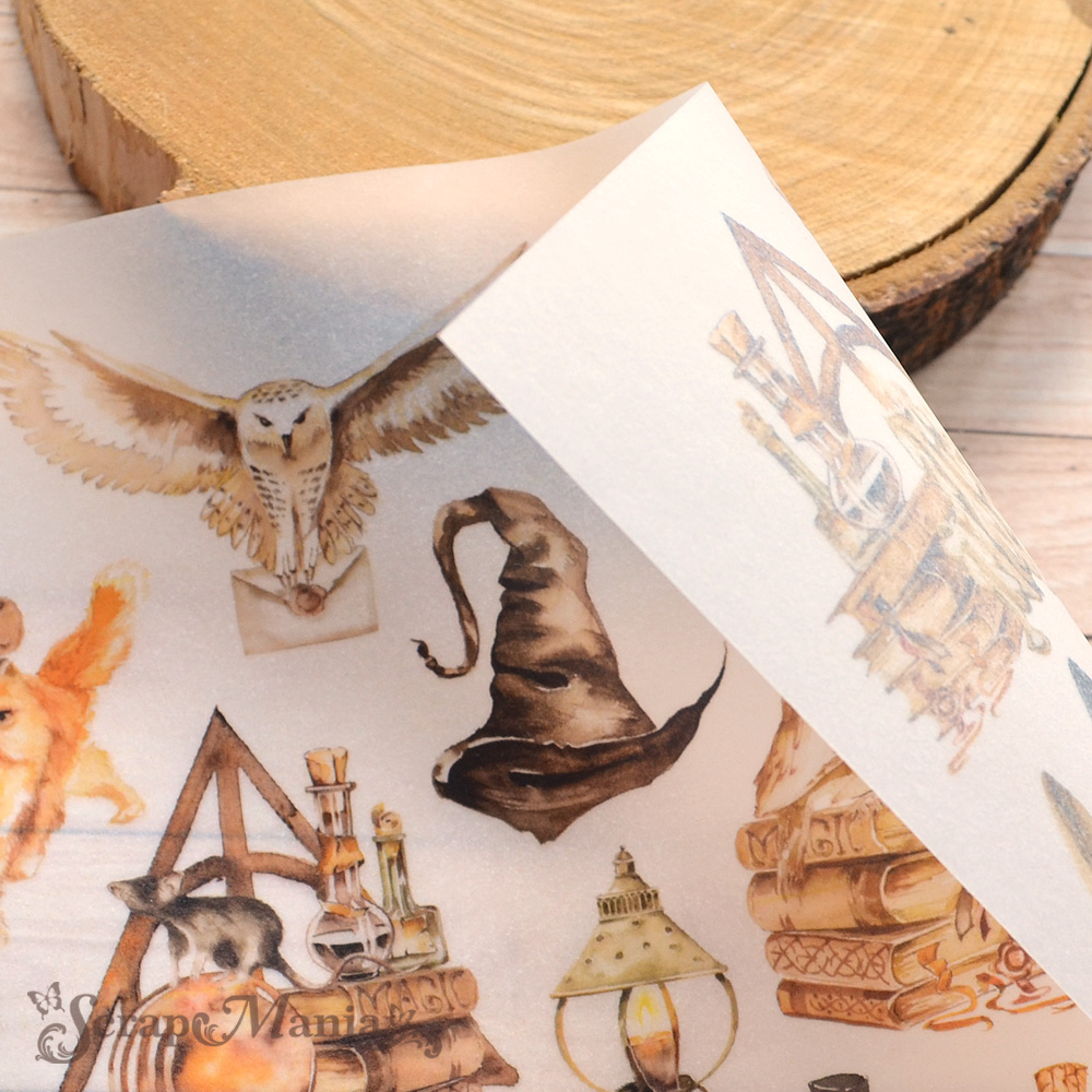Лист веллума А4 "Волшебник" (ScrapMania)