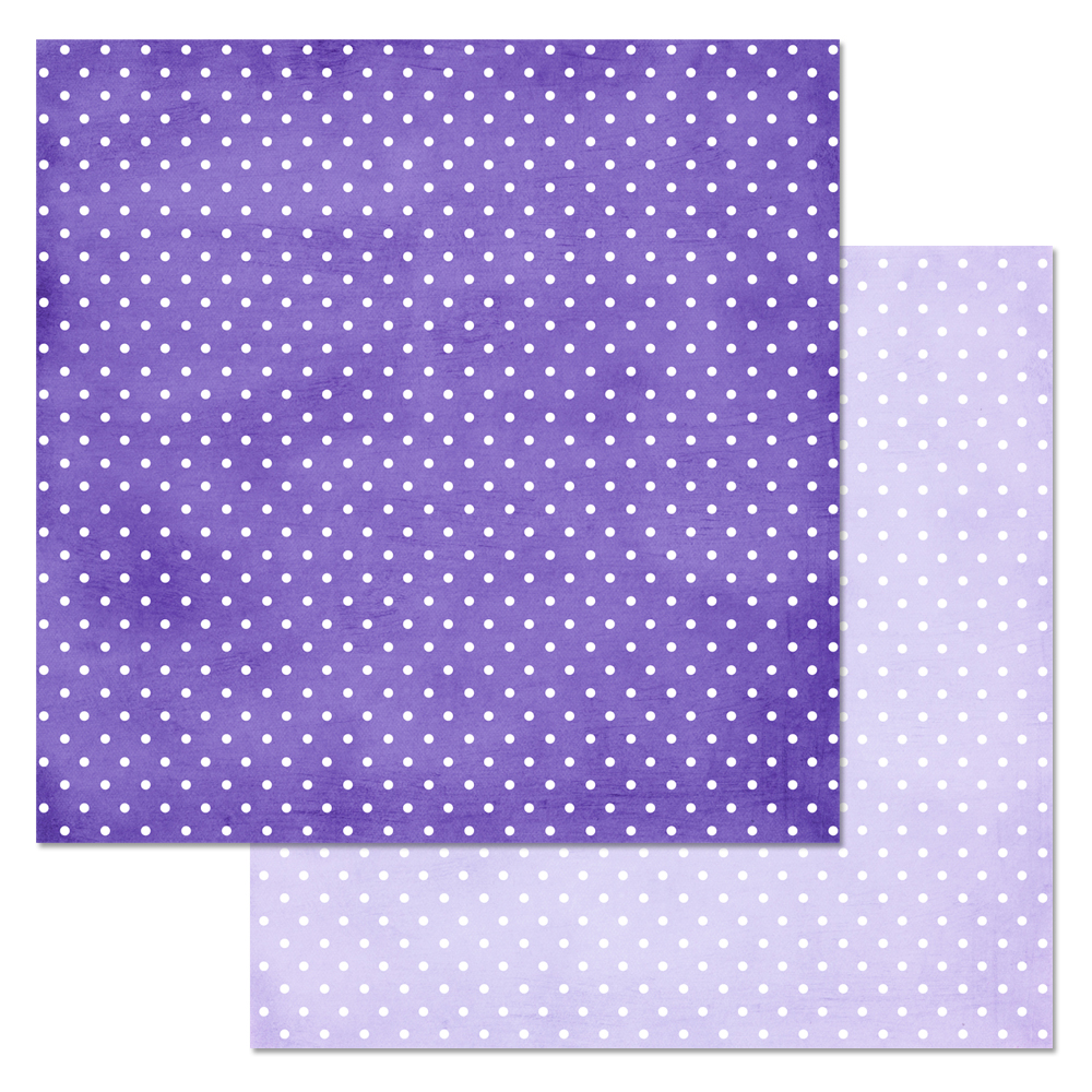 Бумага "Фономикс. Горошки. Фиолетовые" (ScrapMania)
