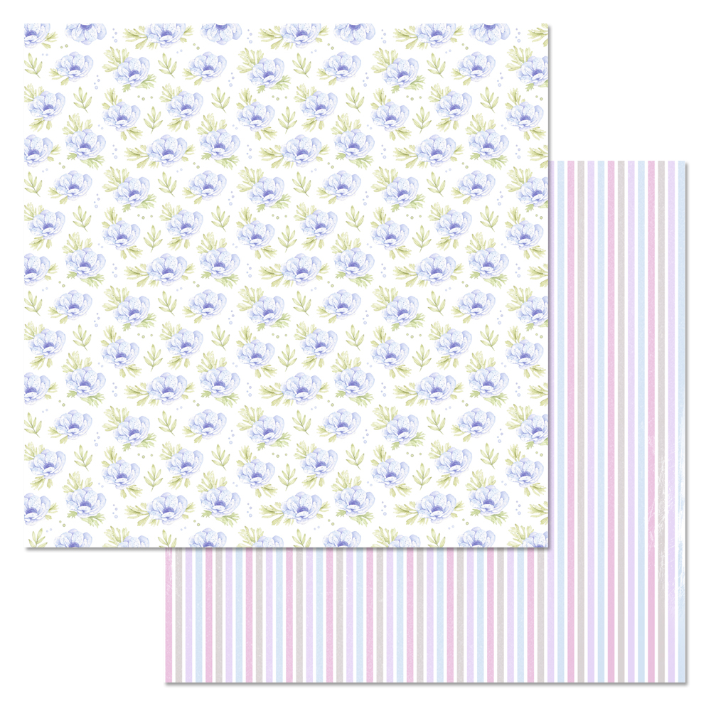 Бумага "Первая любовь. Голубые магнолии" (ScrapMania)