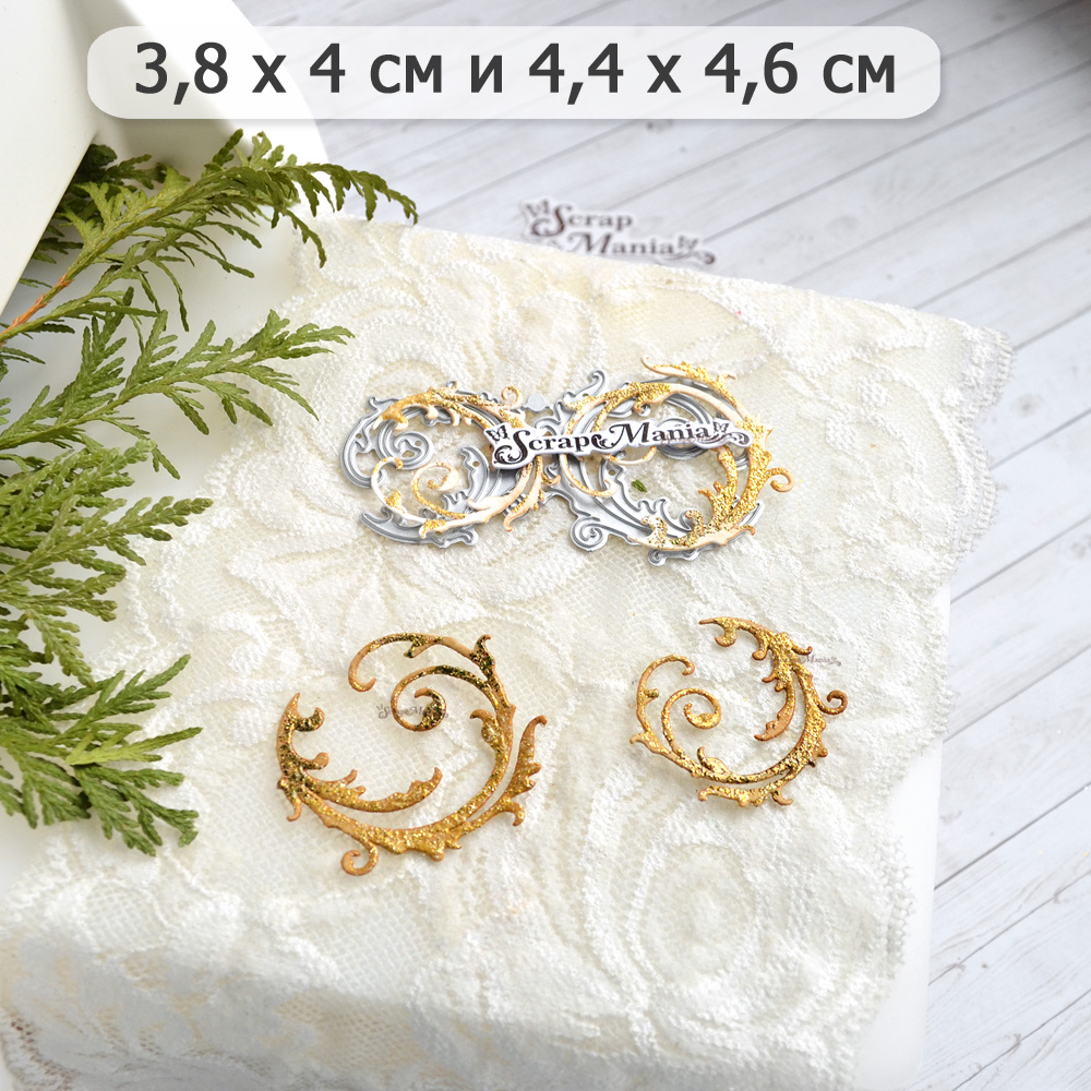 Нож "Легенды Средиземья. Завитки", 4,4х4,6 см (ScrapMania)